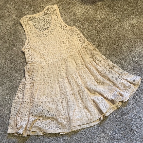 Altar’d State lace bohemian lined tanktop sundress, size medium - Picture 9 of 10
